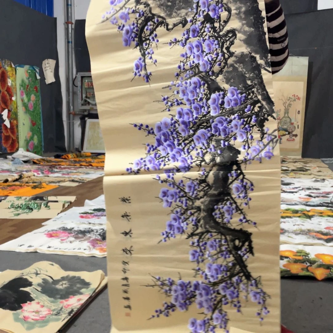 国画国画作品画心一张