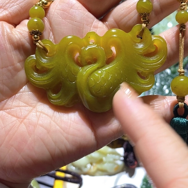 岫玉毛衣链未镶嵌