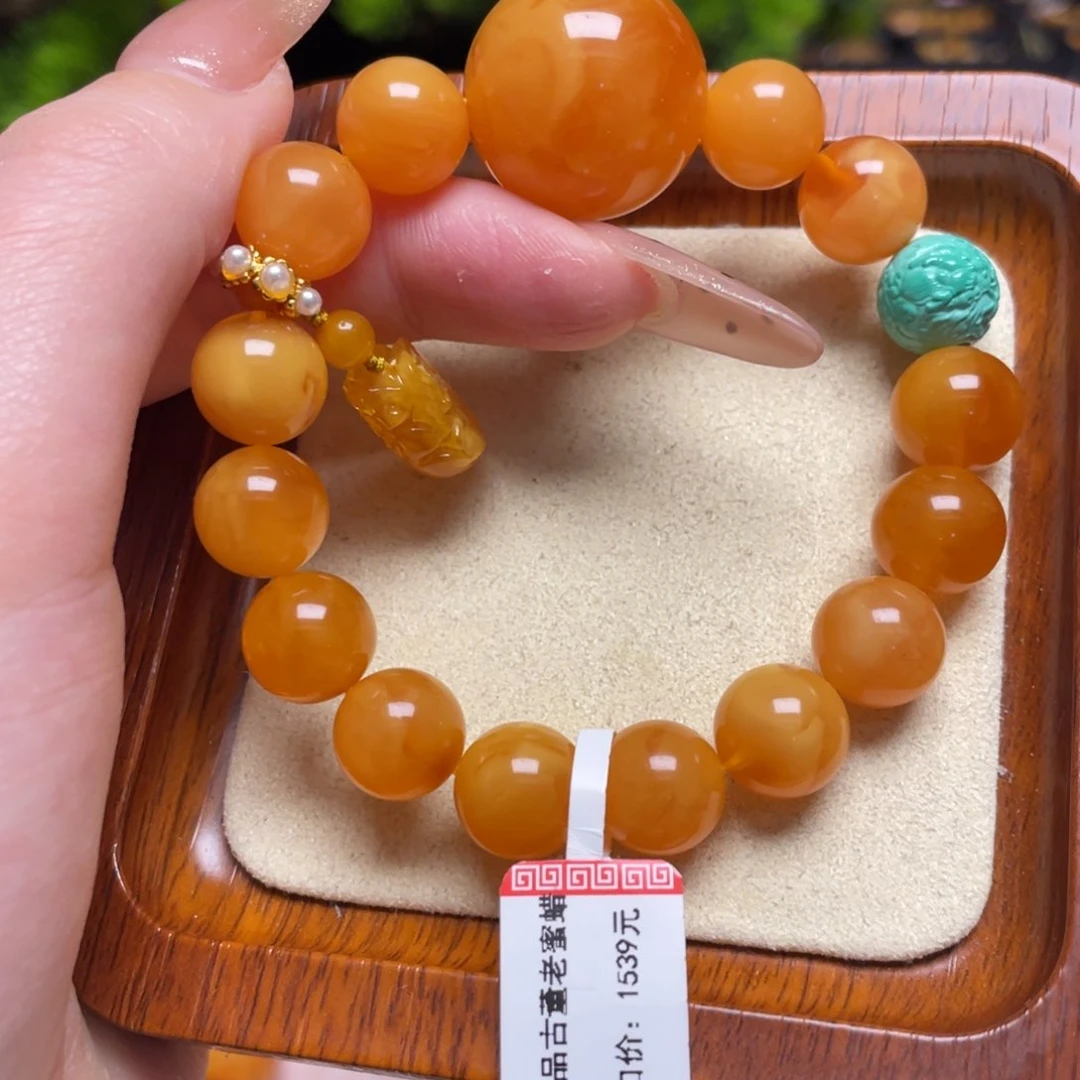 蜜蜡手链未镶嵌手串