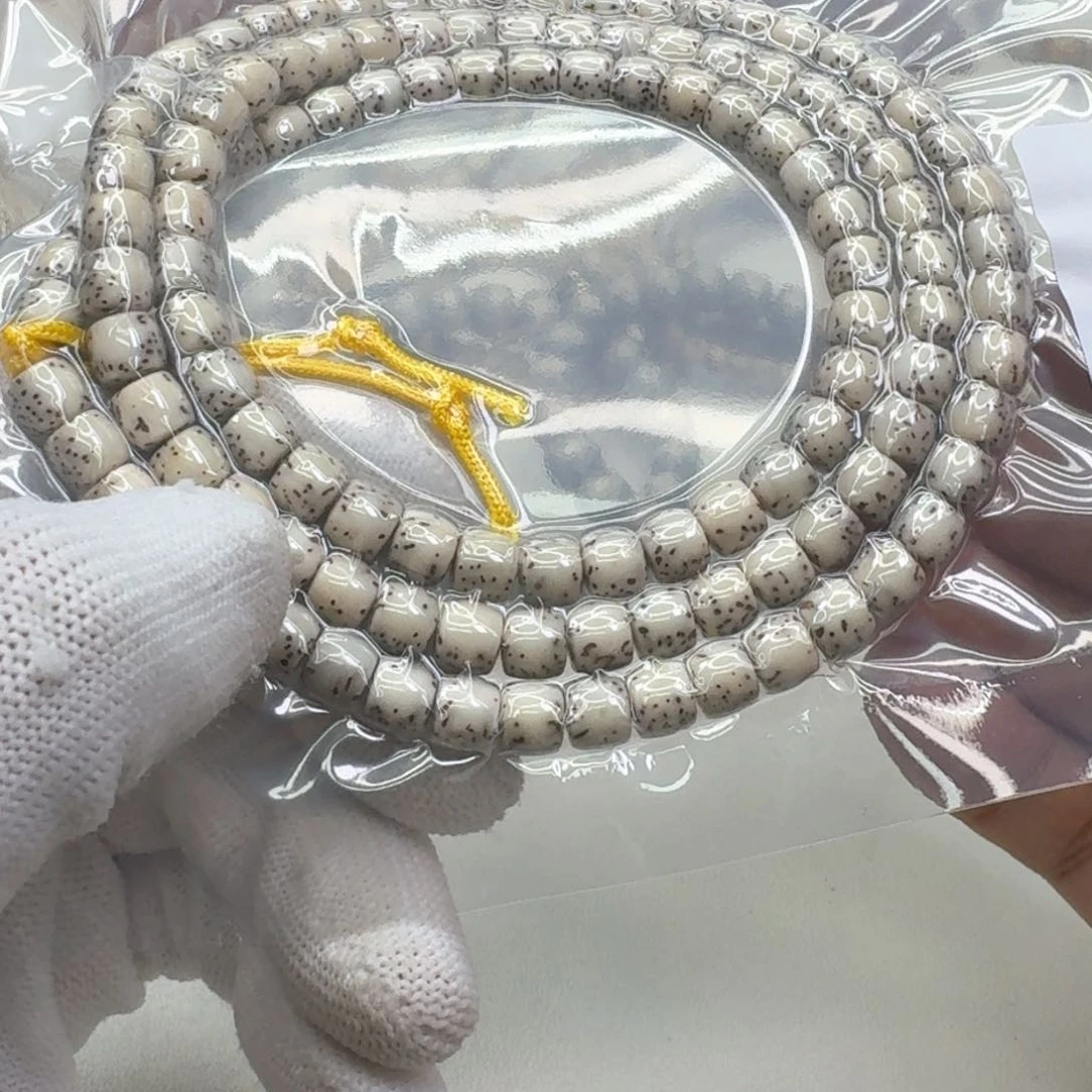 星月菩提手串31尊宠糯冰石玉半壁7直切108