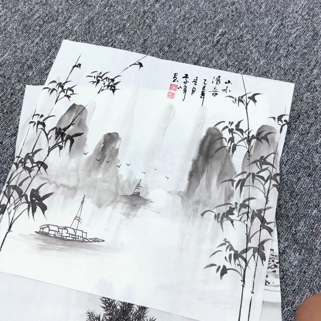 国画国画作品多次在国内外