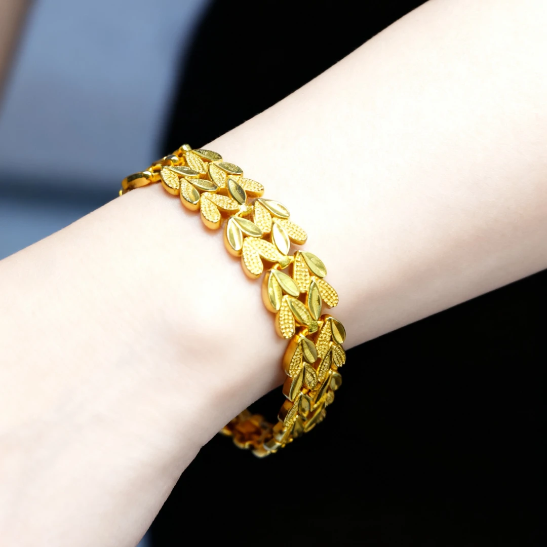 铜合金手链  KS1020Nurluk 创意民族风手链里外一色原创设计轻奢