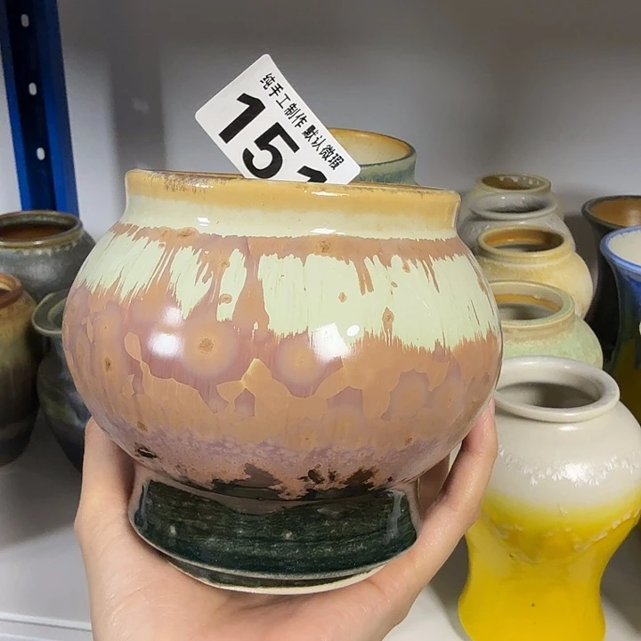 景德镇陶瓷盆 满30包邮 口8