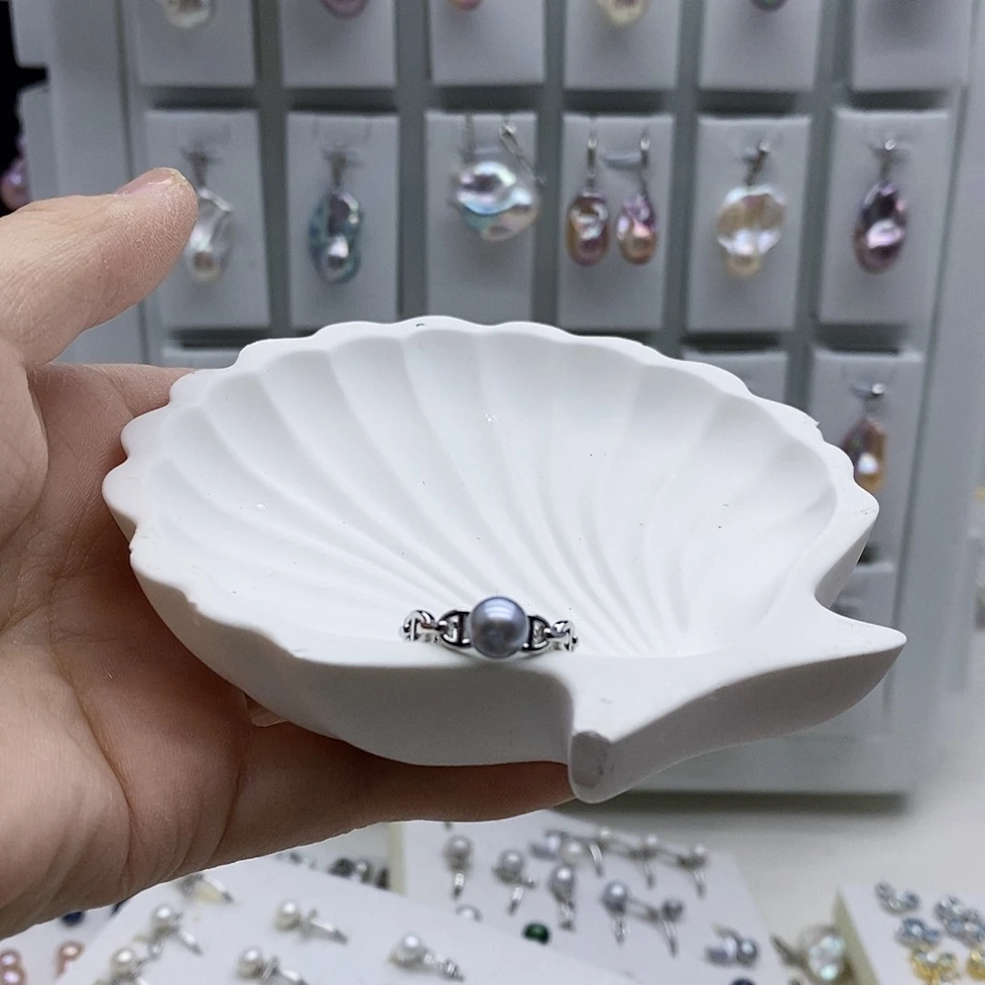 颈饰合金淡水珍珠
