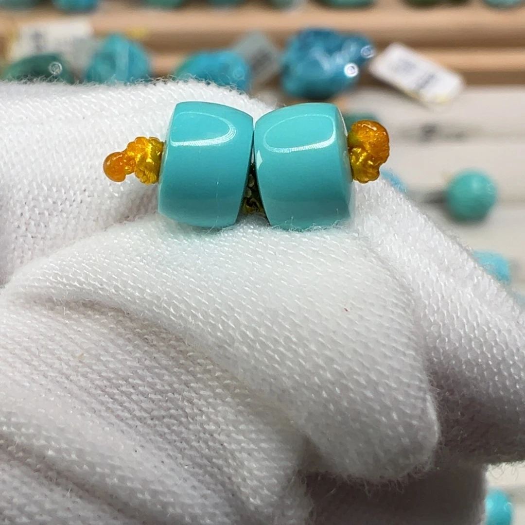 绿松石未镶嵌配饰6.3×4.3