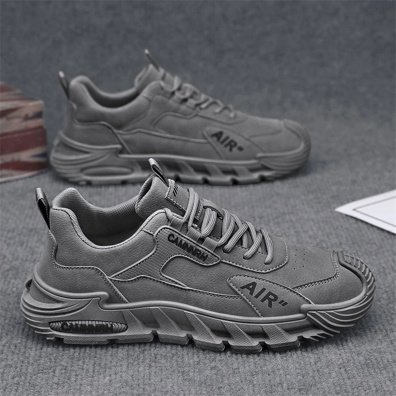 2025新款男士四季一脚蹬户外休闲运动鞋时尚百搭防臭防滑耐磨板鞋