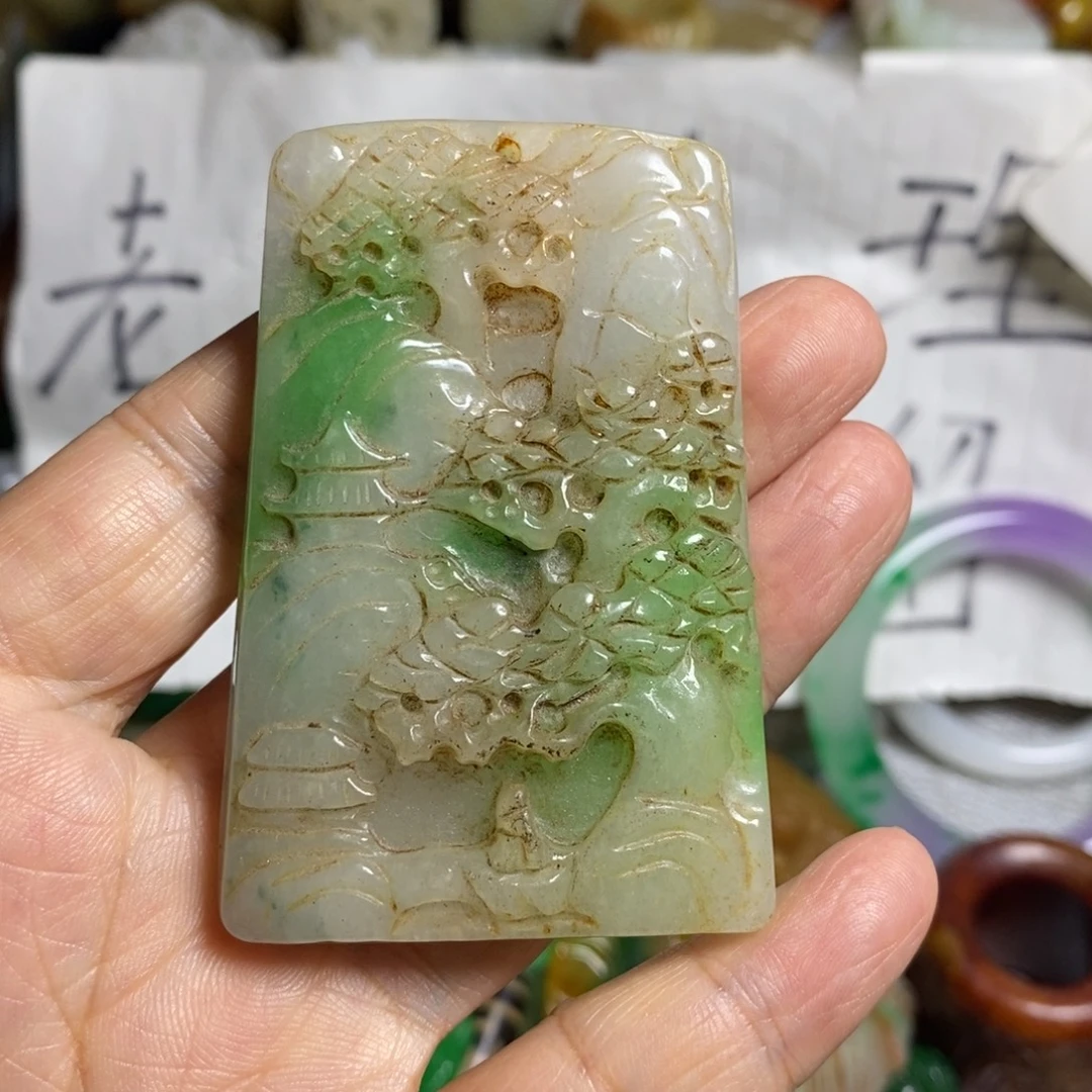 ‍***妹和田玉（糖玉）未镶嵌颈饰