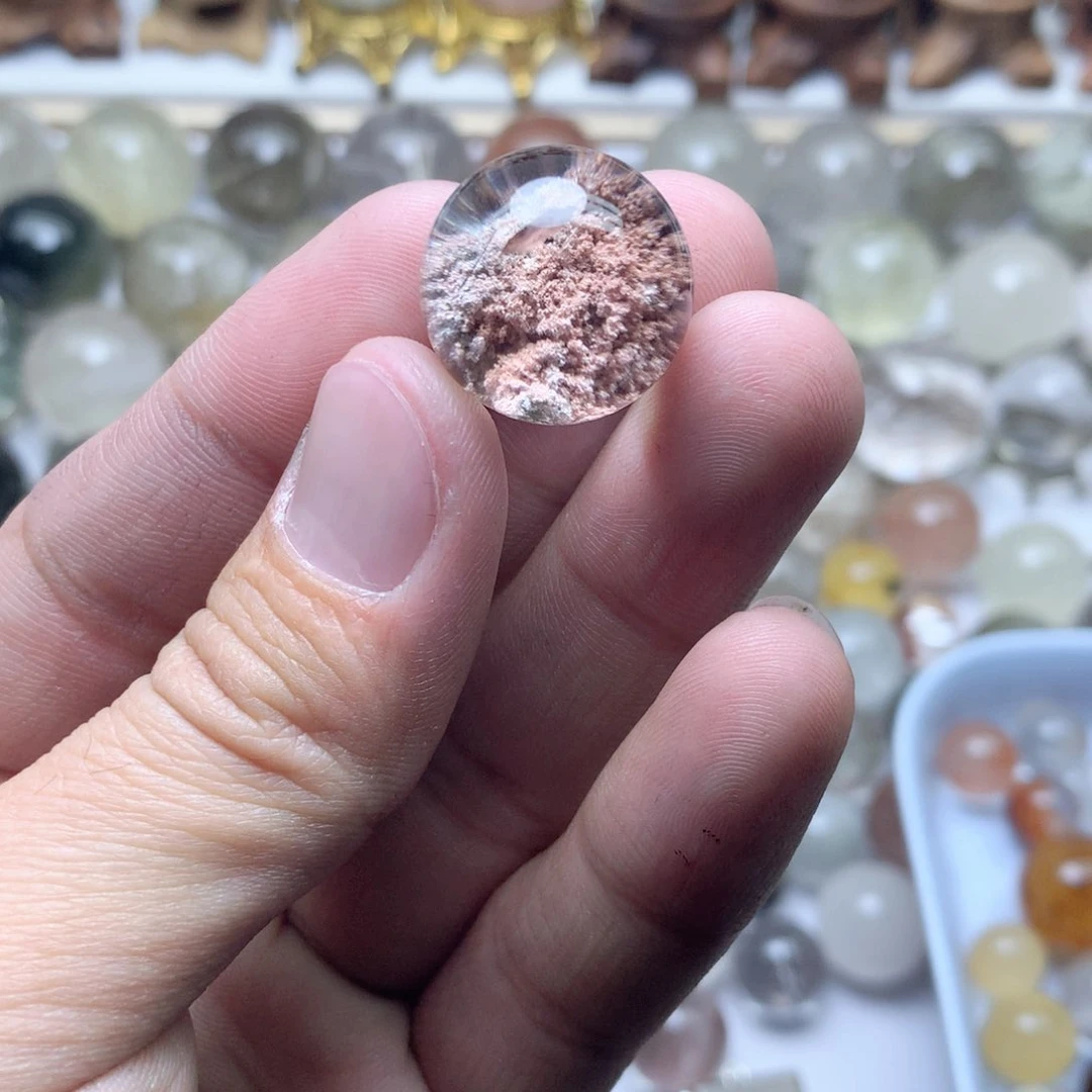 水晶珠宝半成品未镶嵌小***命幽灵qiu