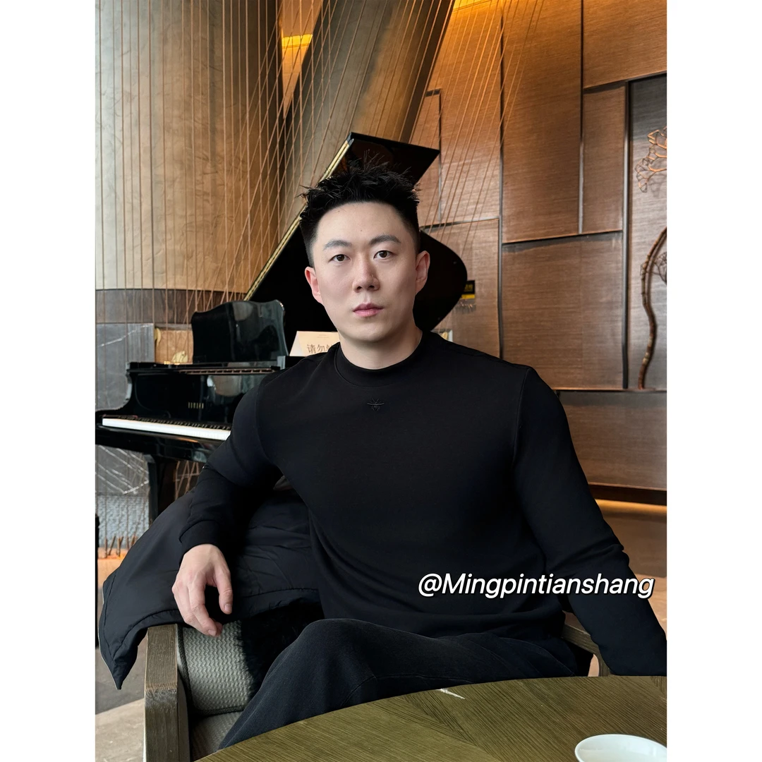 【轻盈暖肤绒】铭品添尚2025秋冬新款男士单面磨毛长袖卫衣#6228