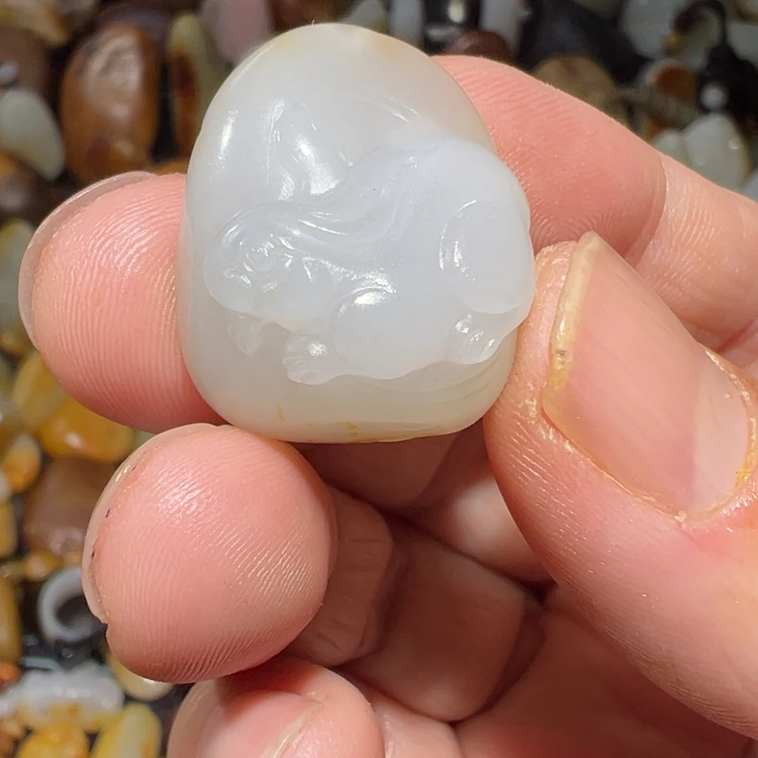 和田玉吊坠(不含链)未镶嵌