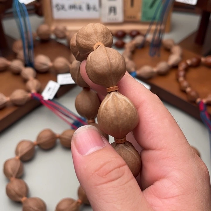 她***像橄榄核手串/手链梅林铁核