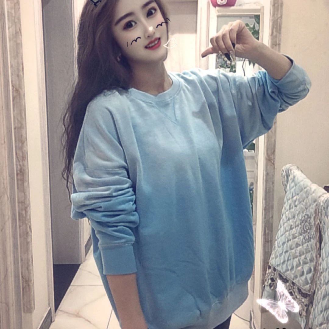 情侣款外贸休闲大板卫衣093