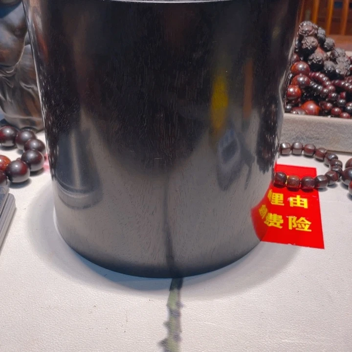 檀香紫檀（小叶紫檀）用****5爆满金星笔筒