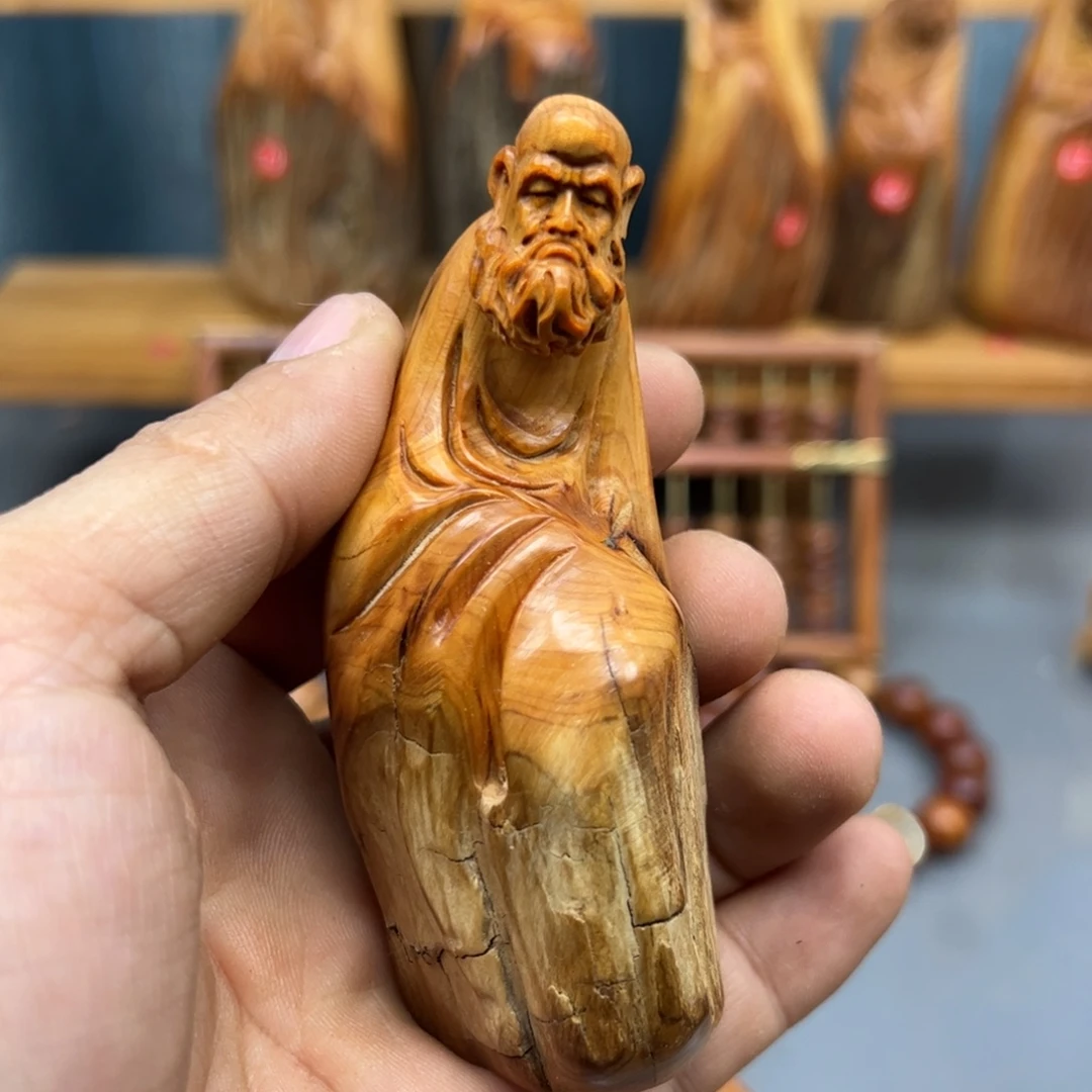 秋***忆木崖柏木摆件手把件
