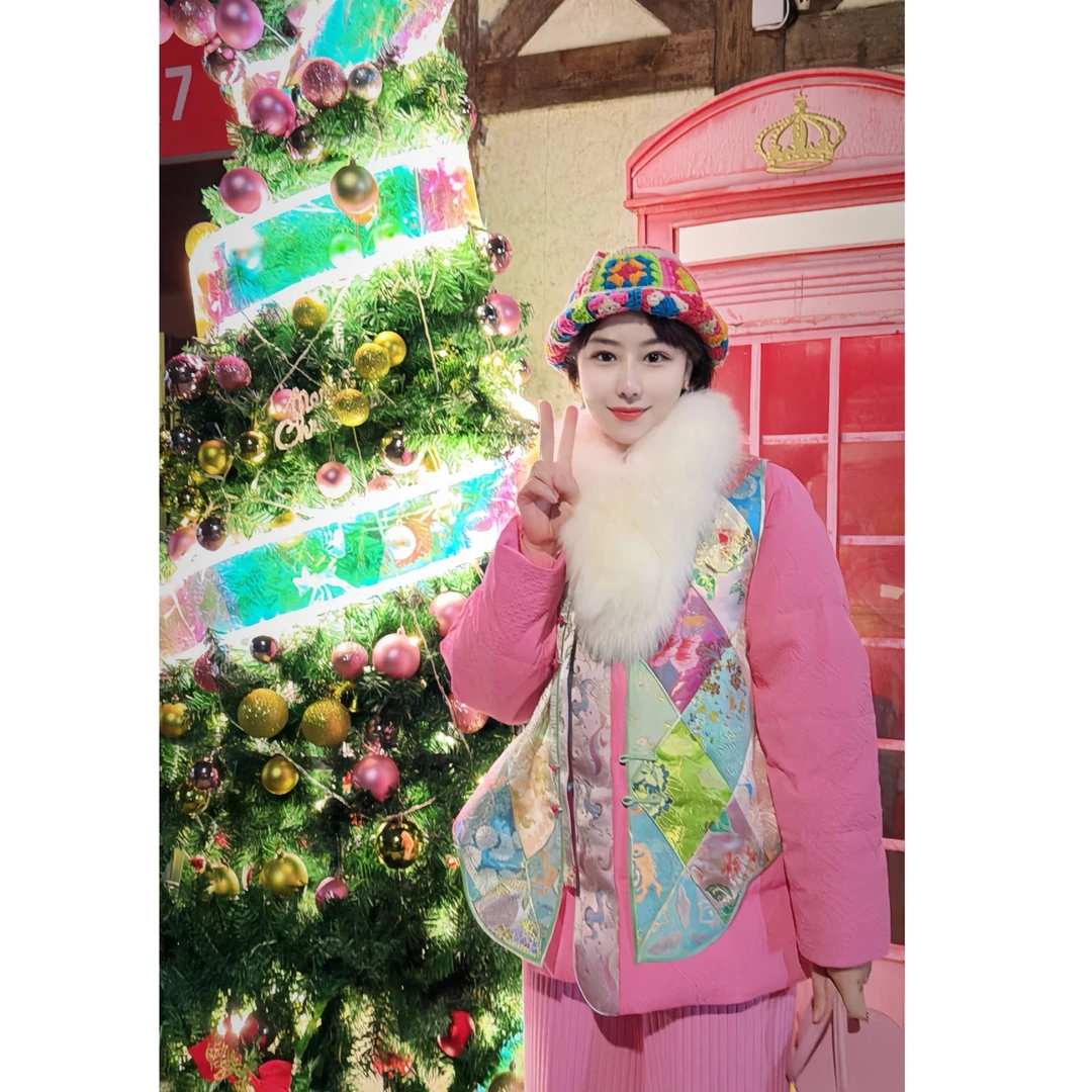 4521《春浔花鉴》百纳拼接马甲（每件花位不同）