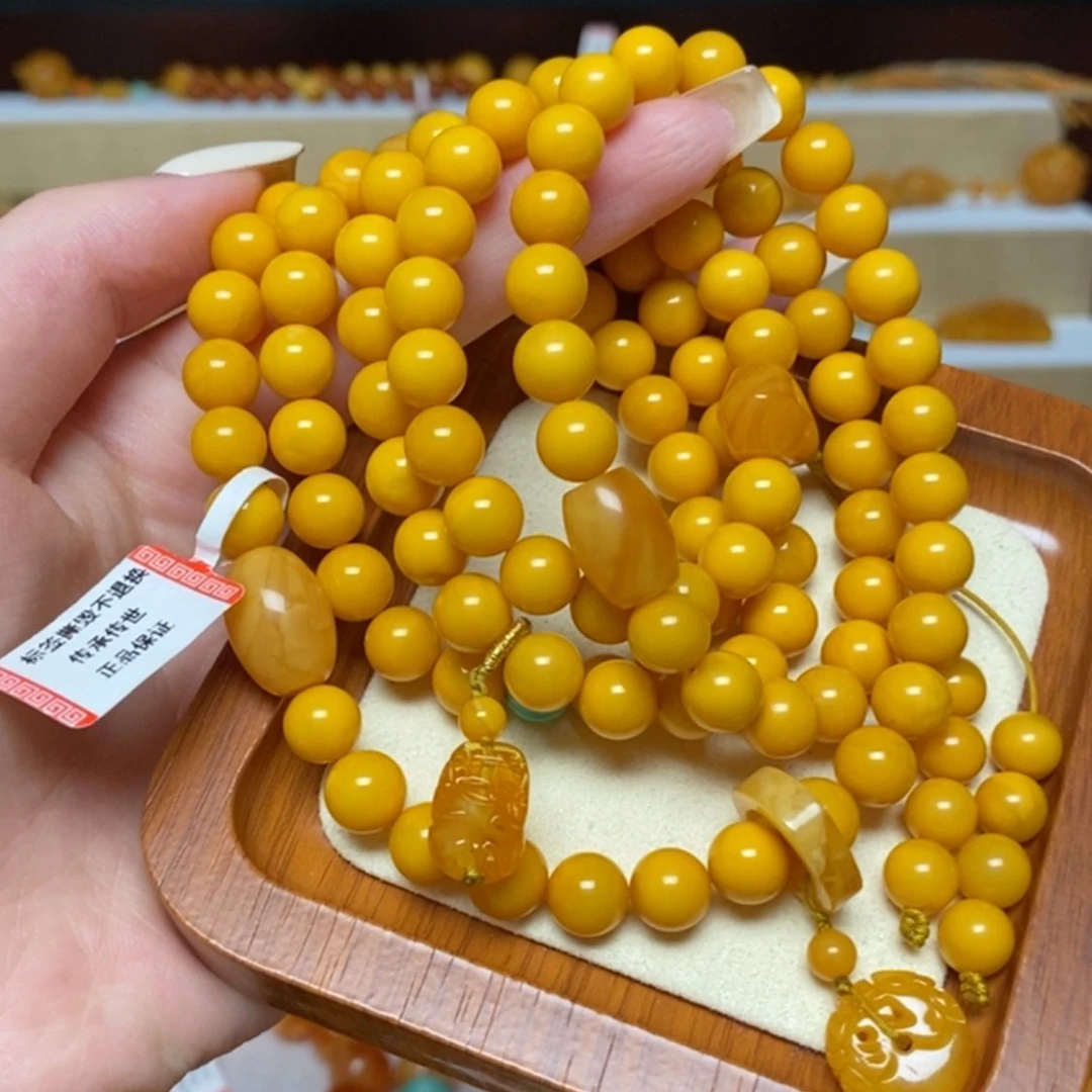 【闪购商品】未镶嵌蜜蜡手链手串
