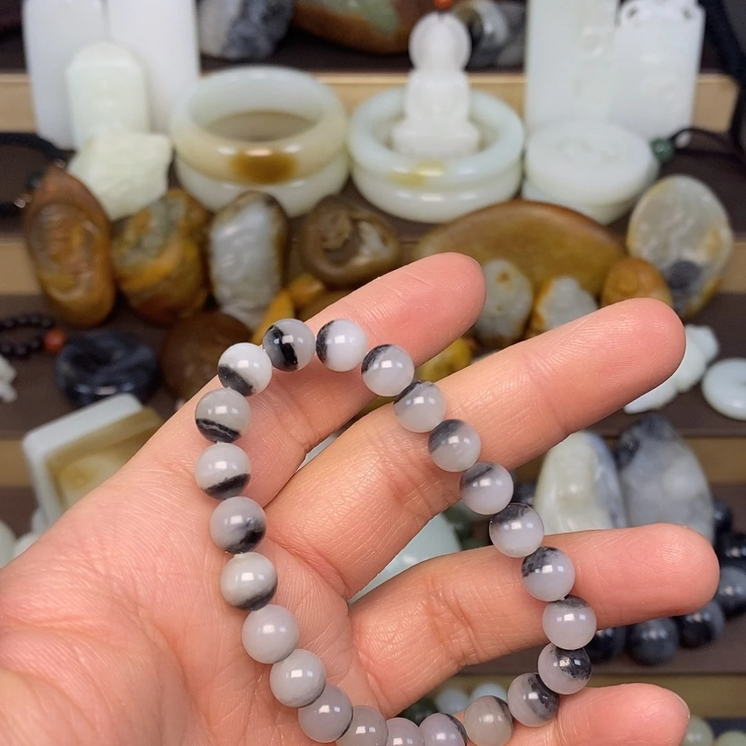 和田玉未镶嵌手串