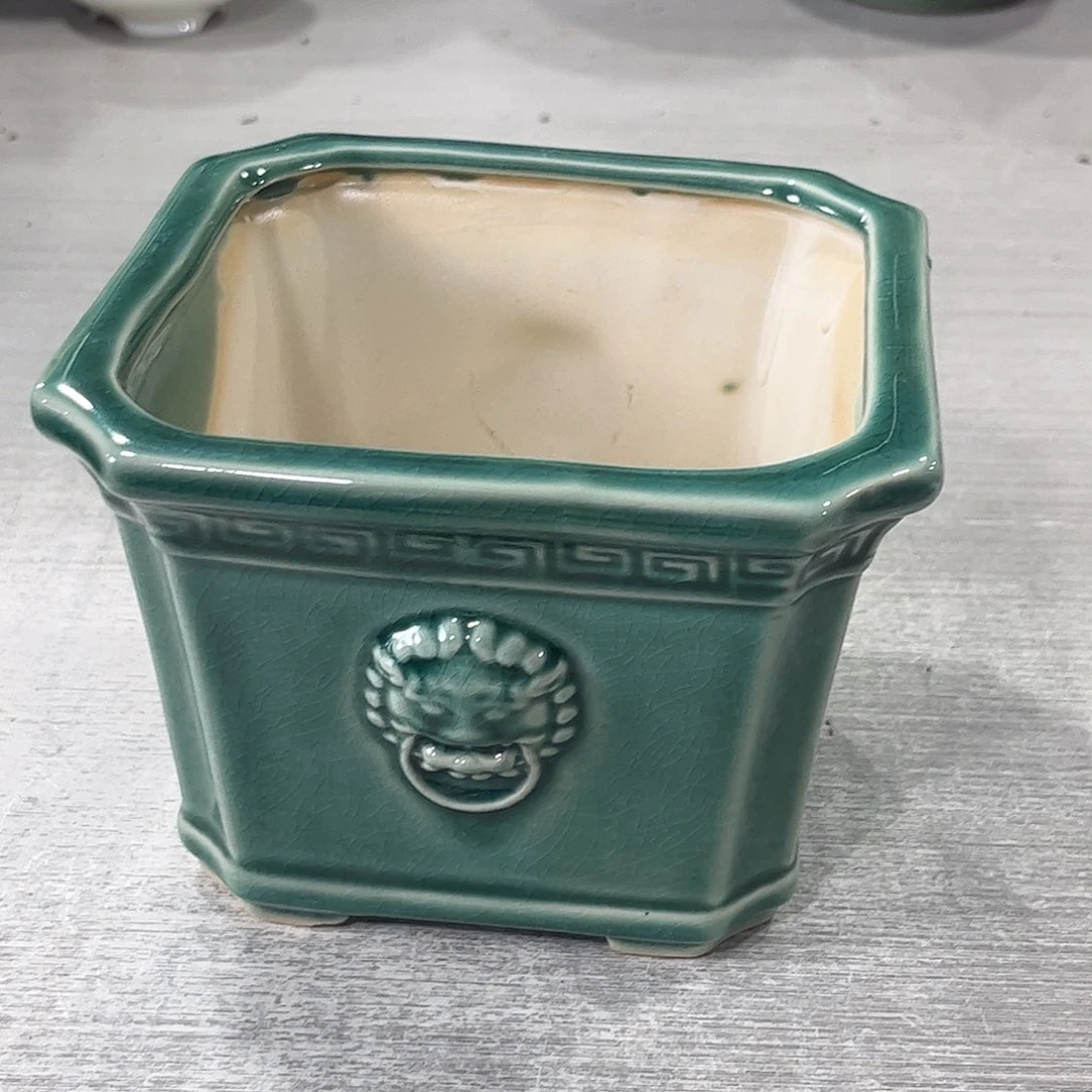 口径  12*8.5厘米陶瓷绿植多肉微瑕花盆