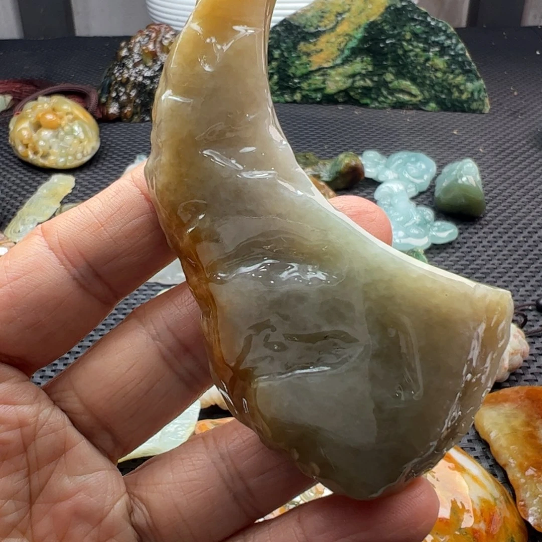 翡翠裸石缅甸翡翠