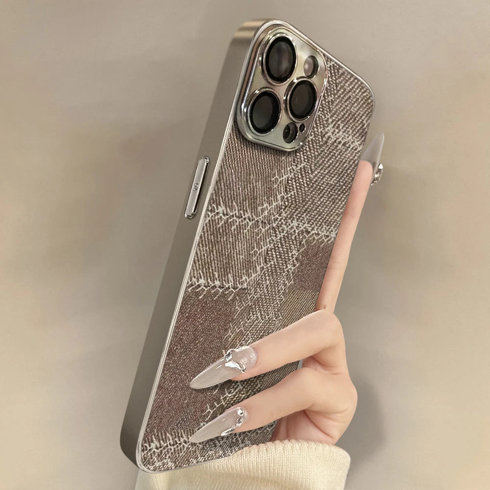 中式花纹适用苹果16promax手机壳iphone17pro男女全包15plus防摔