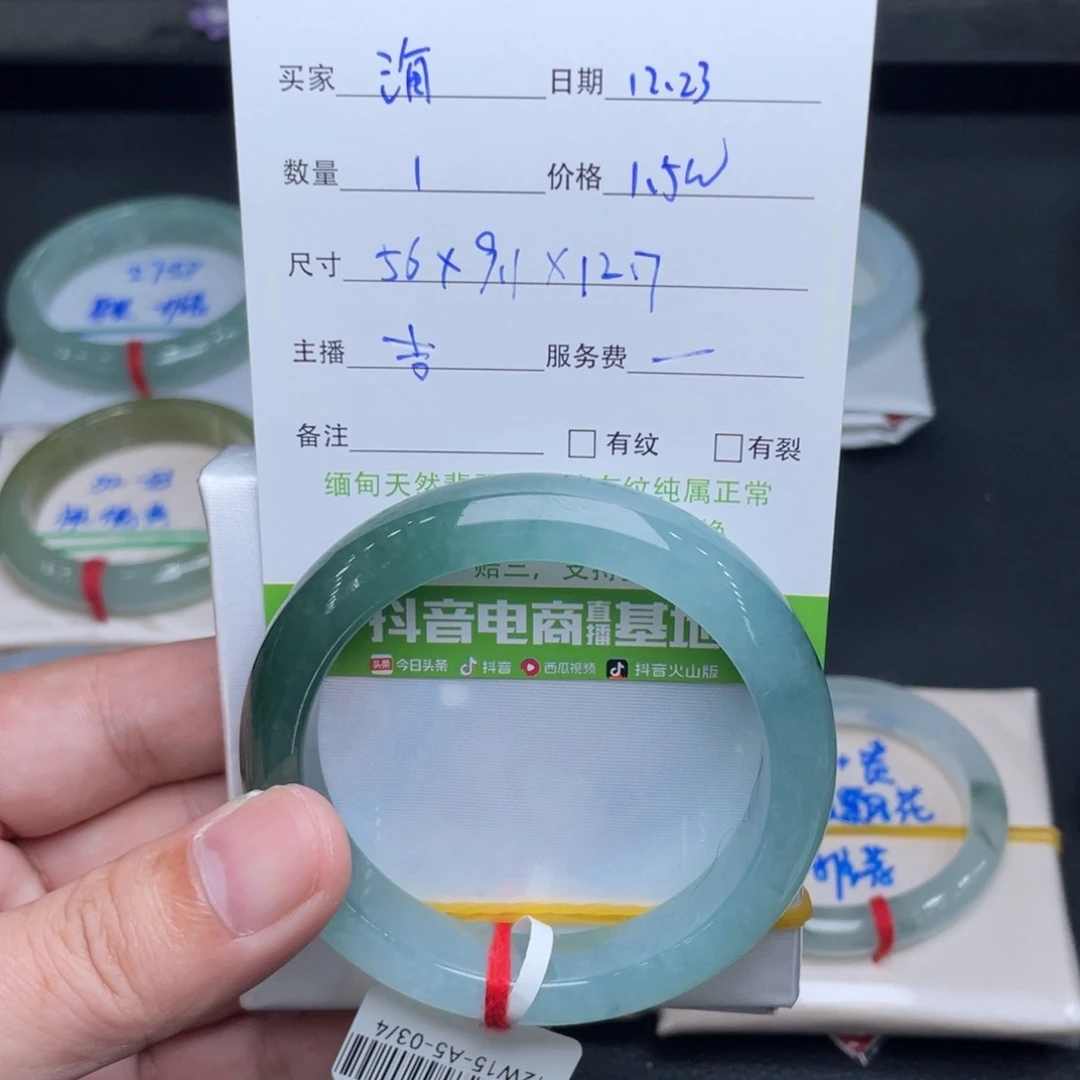 ****洋翡翠未镶嵌手镯翡翠手镯