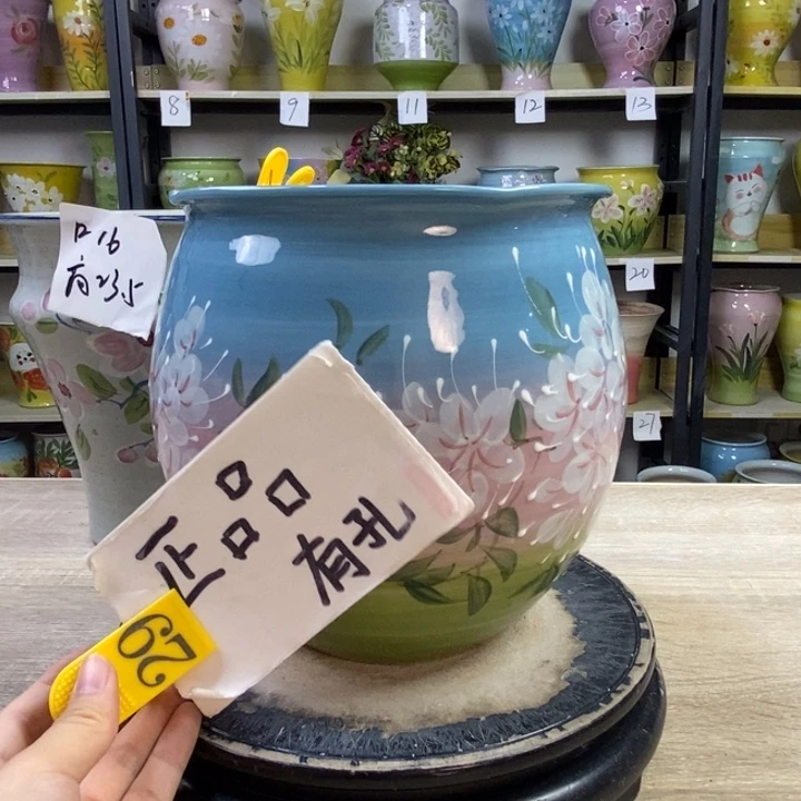 景德镇高温陶瓷花盆