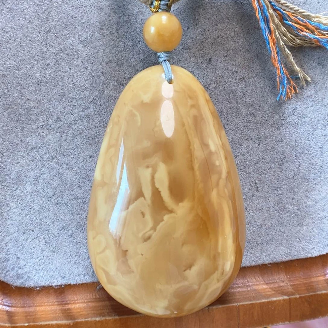 未镶嵌项链蜜蜡蜜蜡吊坠