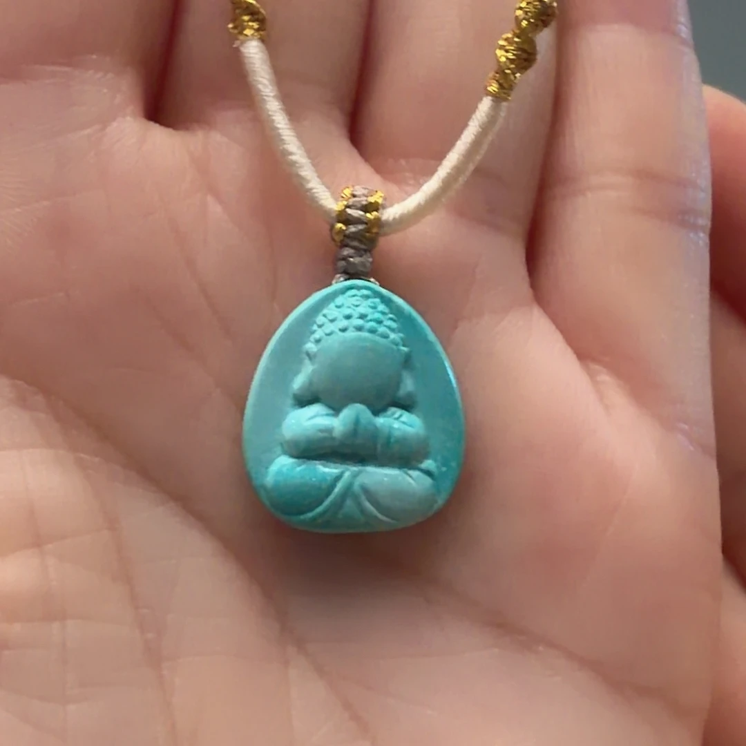 绿松石未镶嵌颈饰