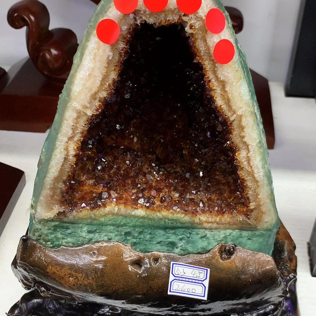 未镶嵌大型摆件（非配饰）水晶朱