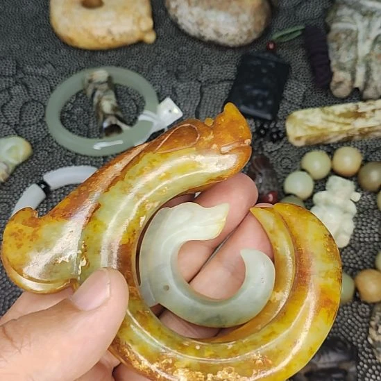 @***叶把件龙脊菩提物件优美，欢迎咨询