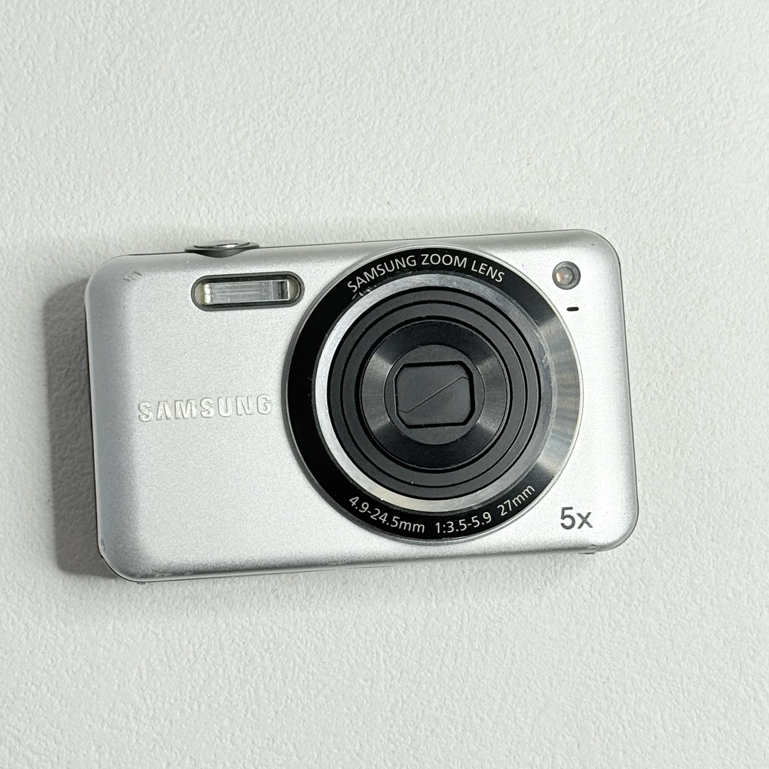 9新 Samsung/三星 ES73 1220w像素5倍光变 屏微印子 复古冷白CCD