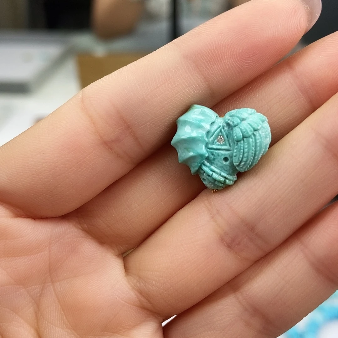 合金绿松石珠宝奇石