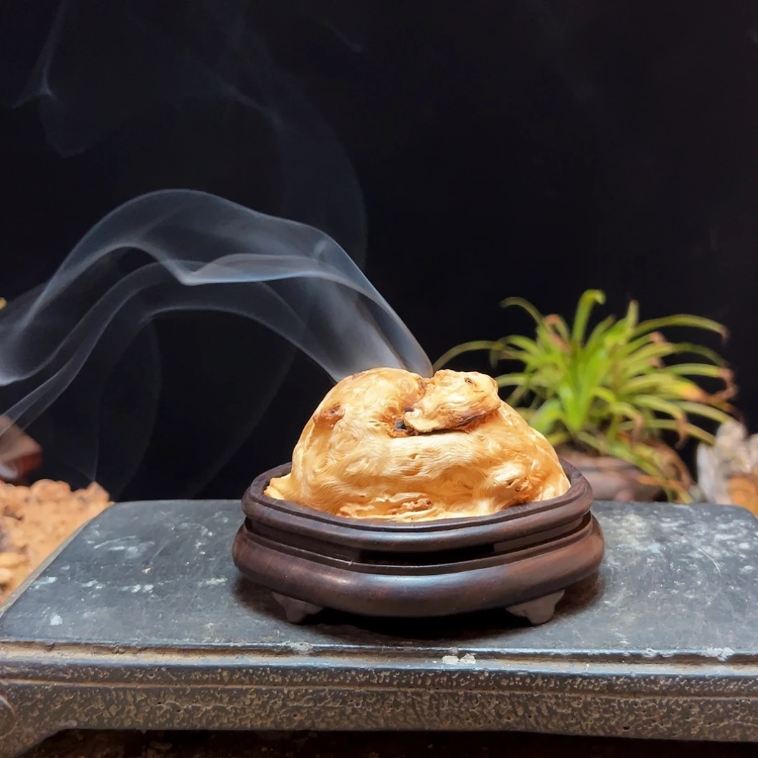 梵***业荔枝木熏香成品香炉