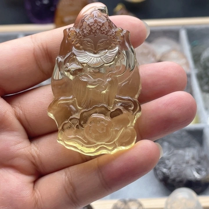 未镶嵌水晶吊坠(不含链)