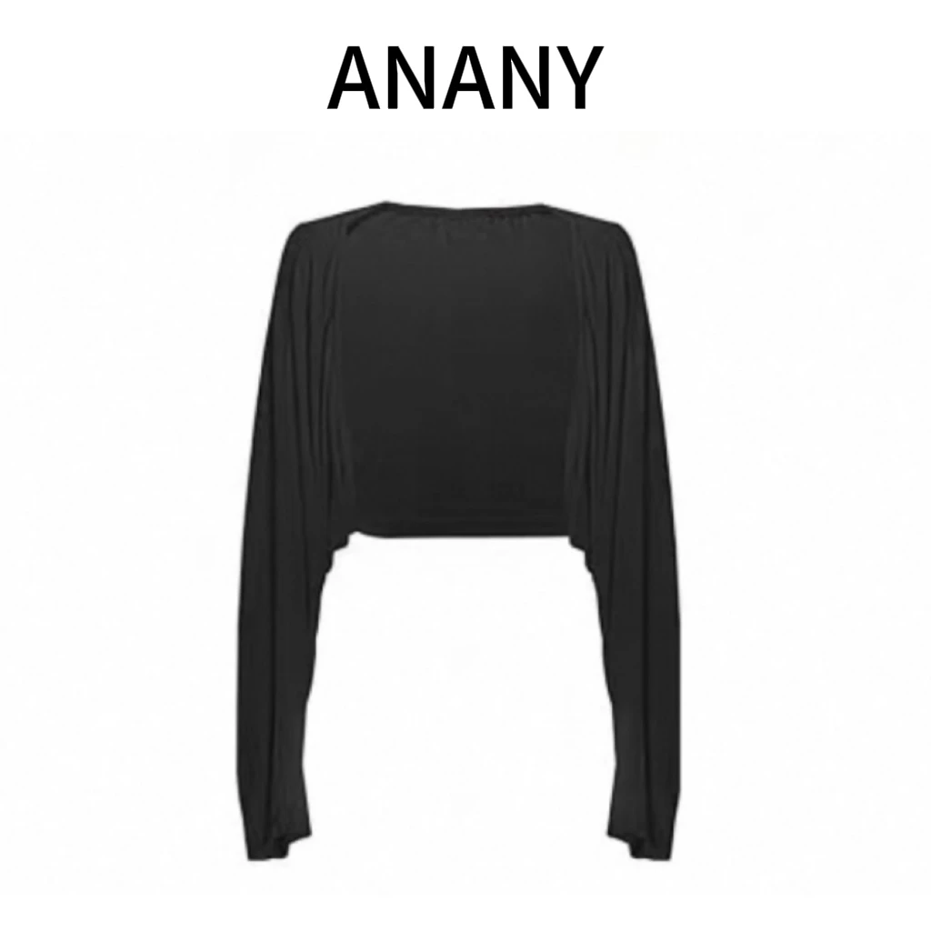 ANANY【浪漫】夏季新款开衫防晒简约小众设计款显瘦短外套W-40851