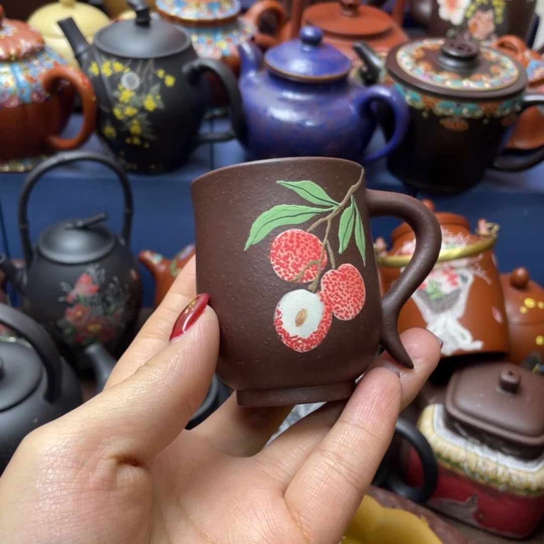 紫砂茶杯紫砂主人杯100cc