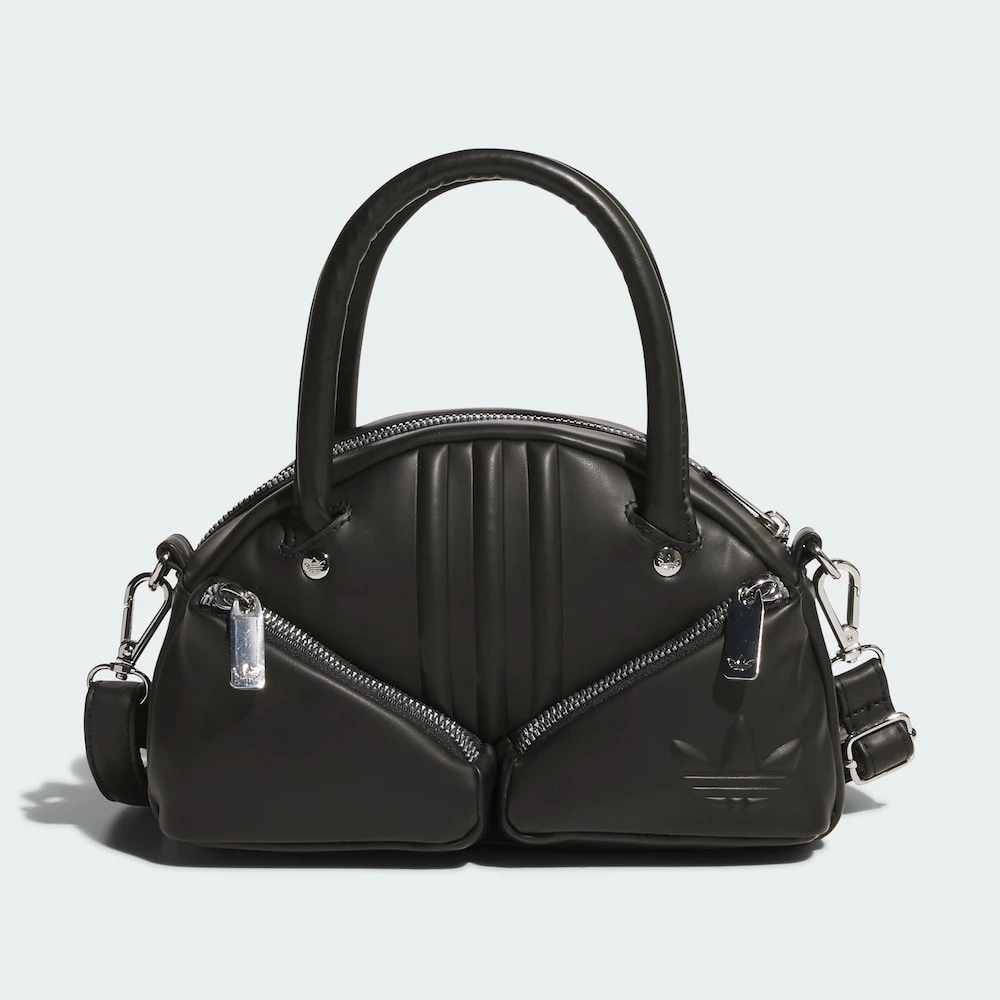 【HN荟聚AD】三叶草黑色酷帅新款款潮流 运动小号斜跨单肩包KC1415