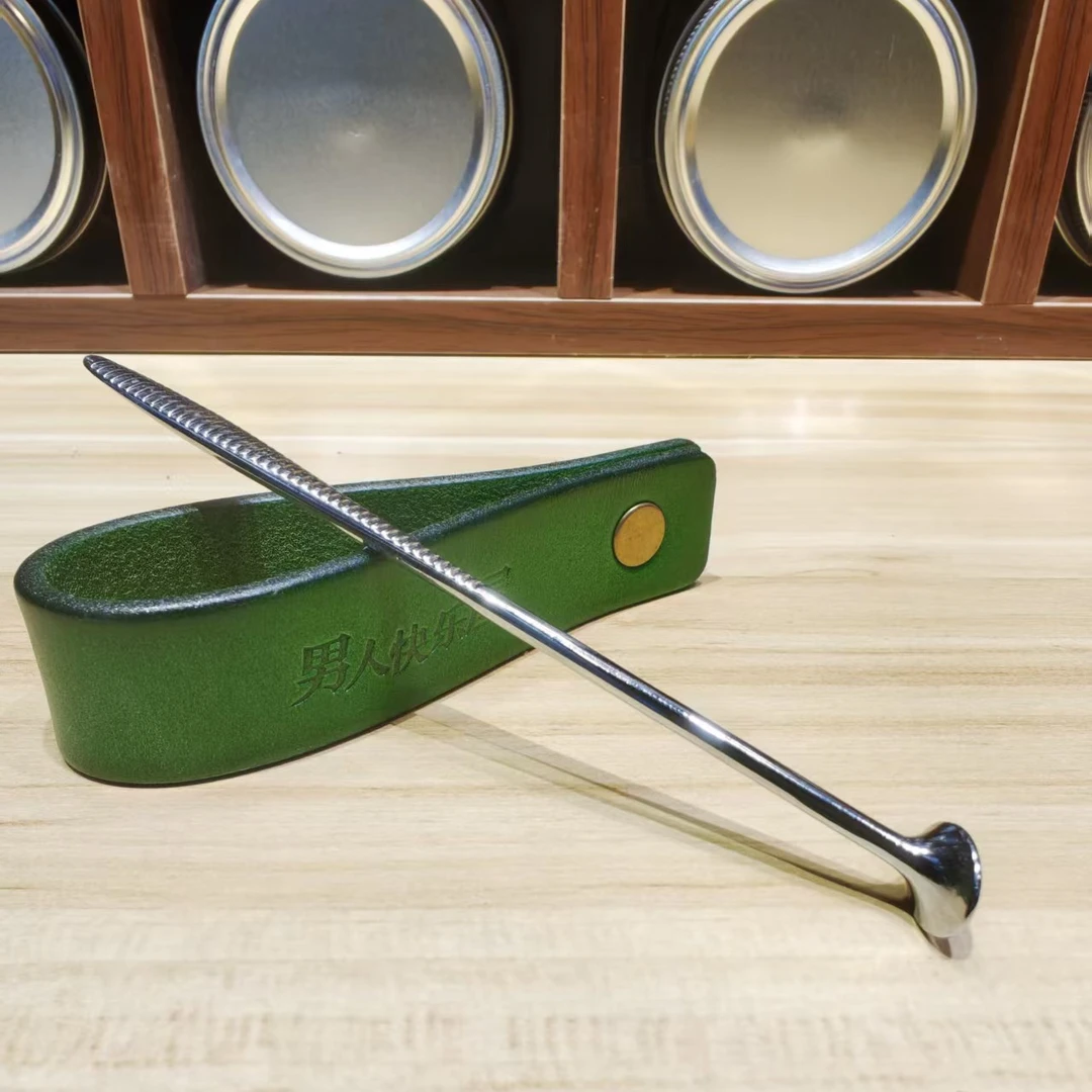 多功能斜角45度锌合金材质金属烟斗压棒防熄火