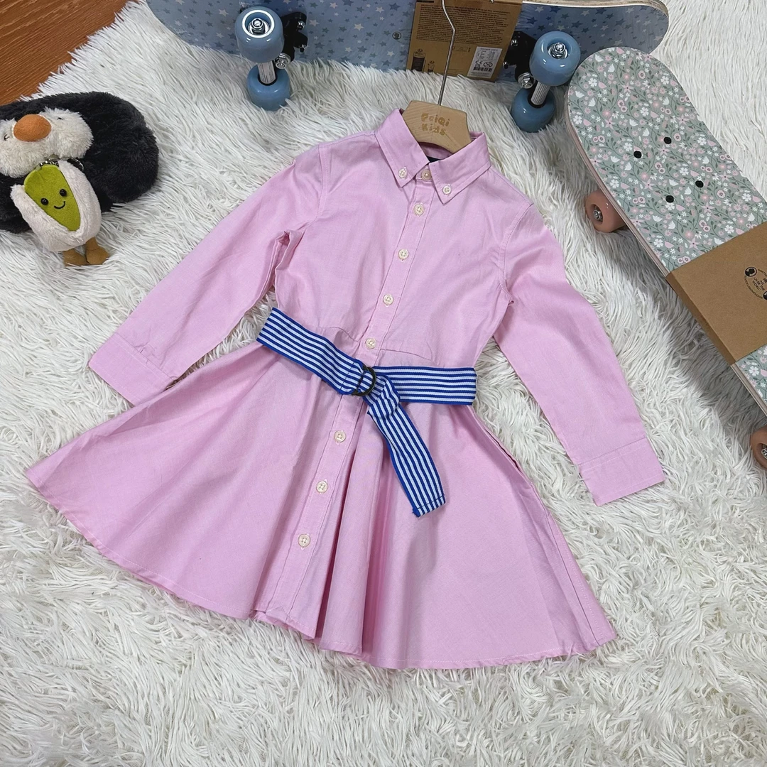 【摩卡】 LF 小童粉色牛津布连衣裙 跟单