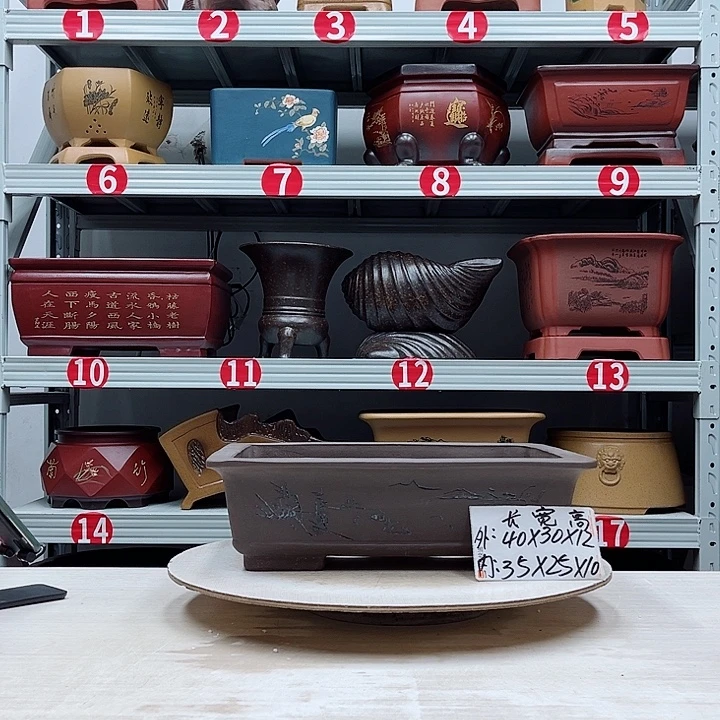 紫砂花盆紫砂花盆