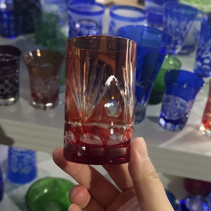 平底款水晶玻璃微瑕一个