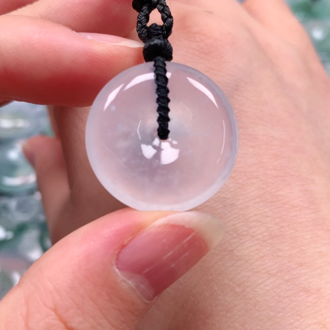 颈饰未镶嵌翡翠天然翡翠尺寸23.8+5.5