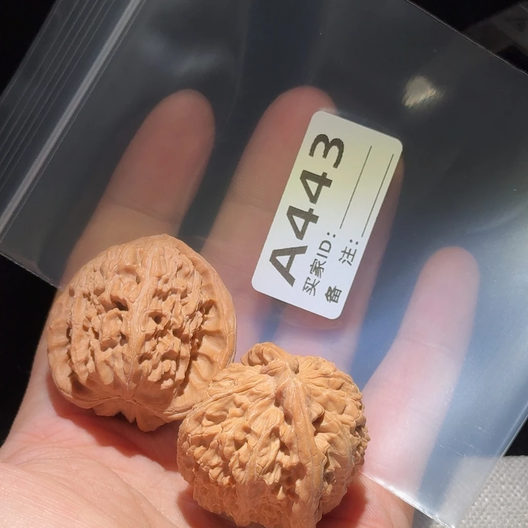 吊坠文玩核桃白狮子443