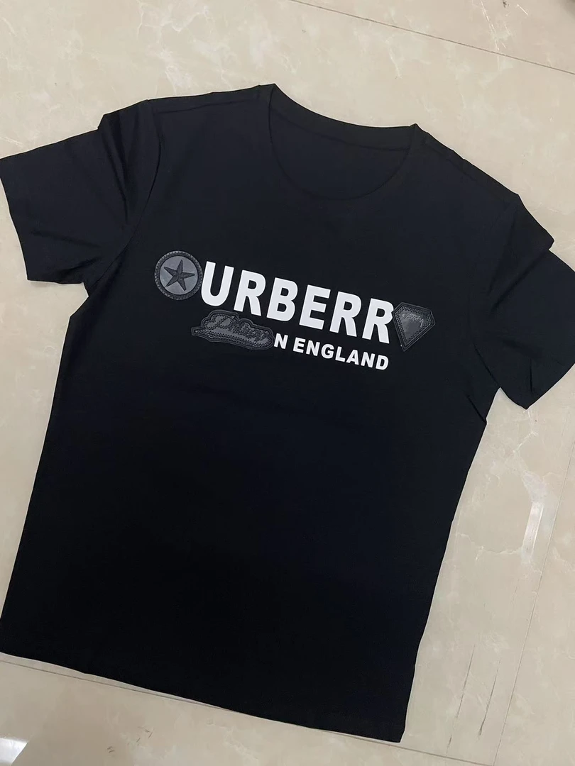 【33697-胸前全字母短袖】棉的