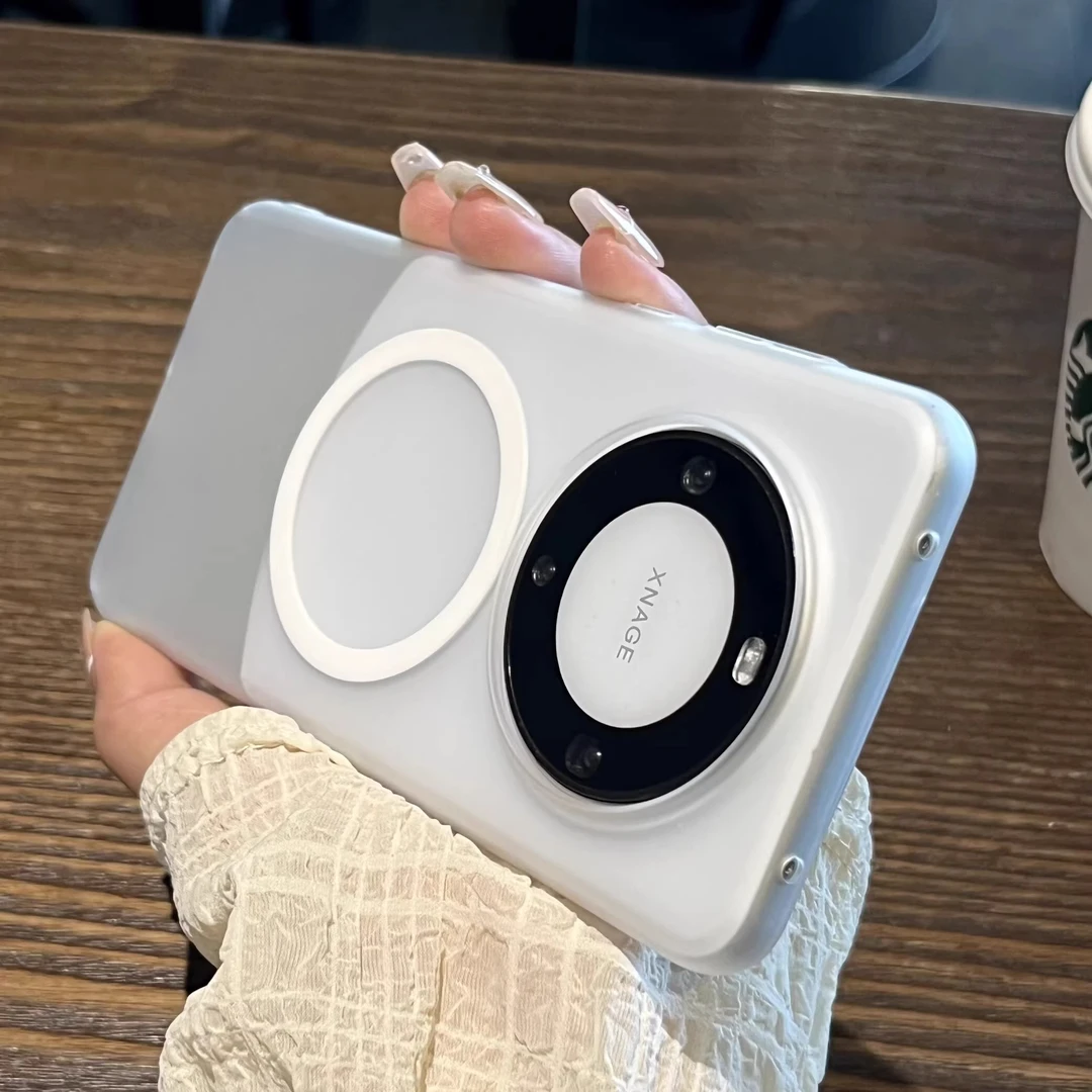 磁吸冰雾适用华为mate70Pro+手机壳超薄肤感mate60防摔半透明硬壳