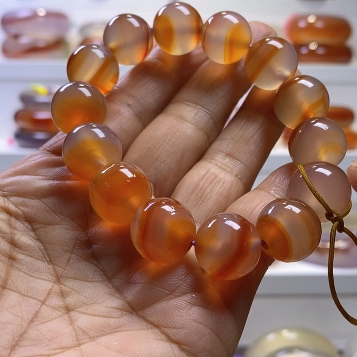 玛瑙/玉髓手链未镶嵌微瑕