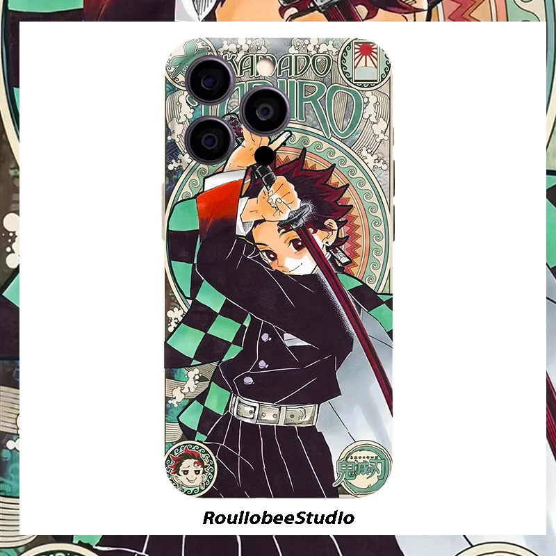 鬼灭之刃适用苹果17/16/15promax菲林手机壳华为oppo小米vivo套11