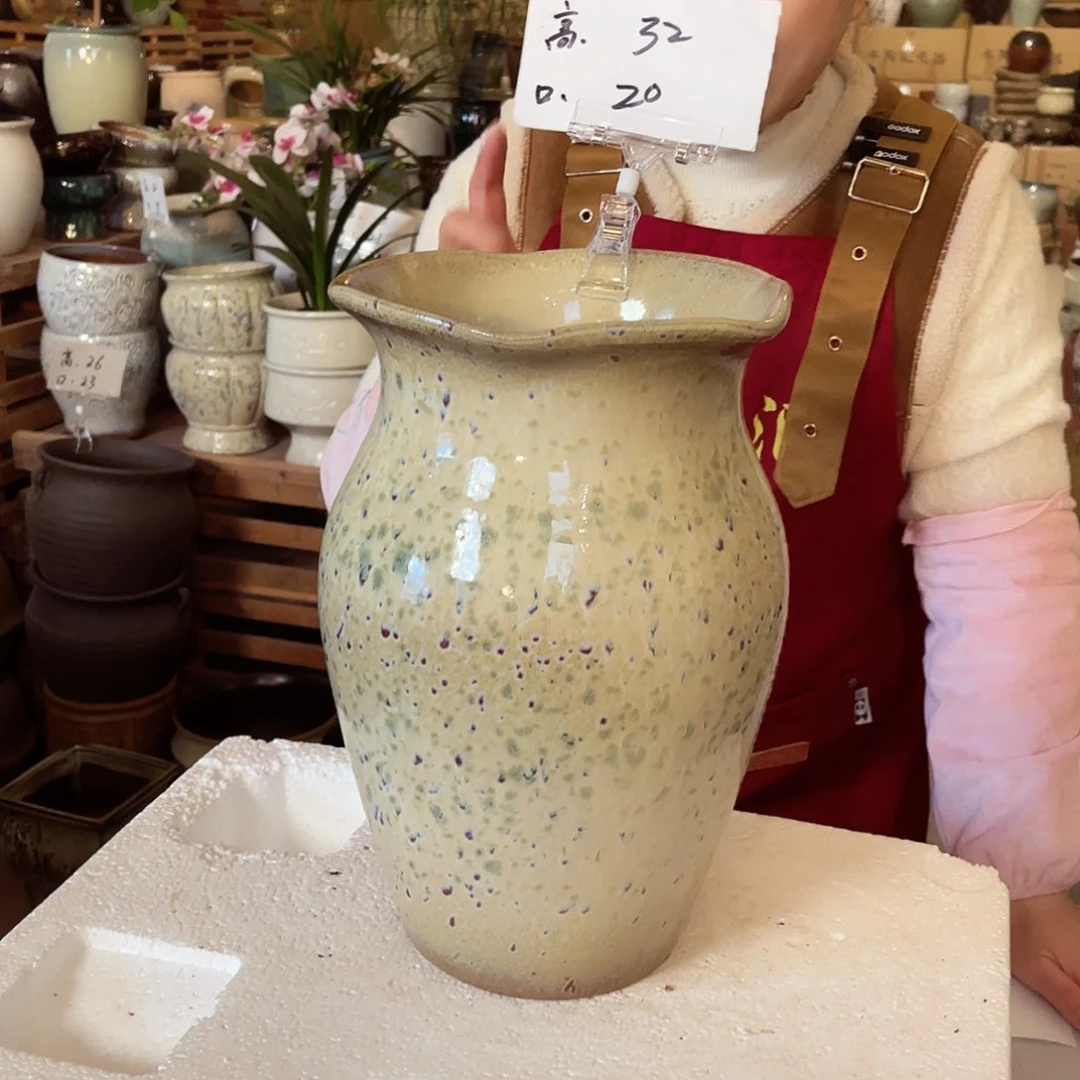 紫砂花盆高度32口径20