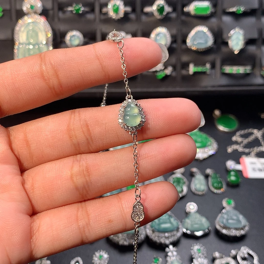 翡翠未镶嵌手链手链