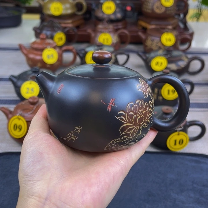坭兴陶原矿坭料制作280 C C单壶